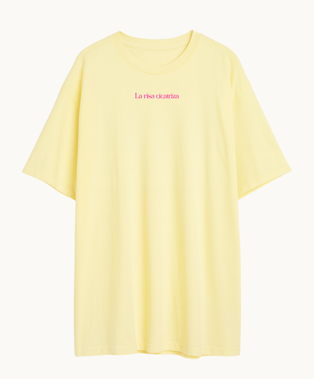 Camiseta larga la risa cicatriza