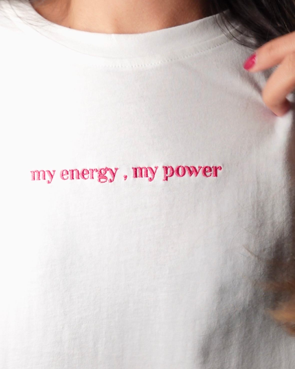 Camiseta Larga My enery, My power