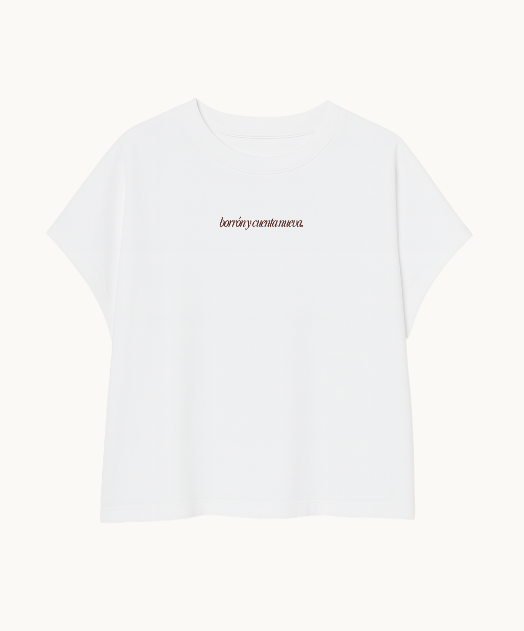 Camiseta corta borrón y cuenta nueva