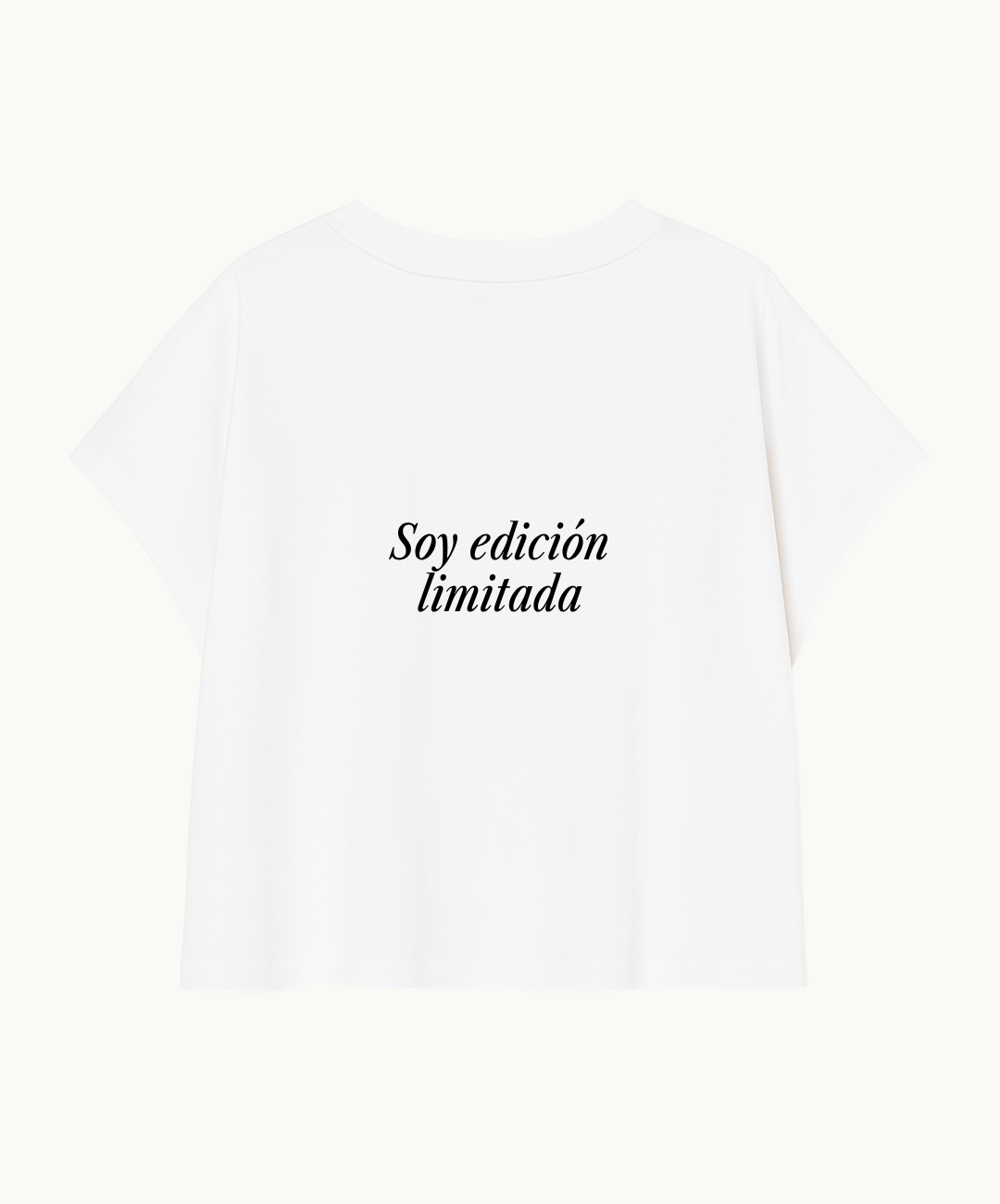 Camiseta corta soy edición limitada